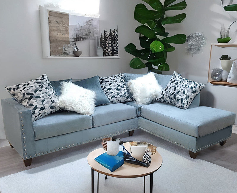 ELMIRA Gray 104" Wide Sectional