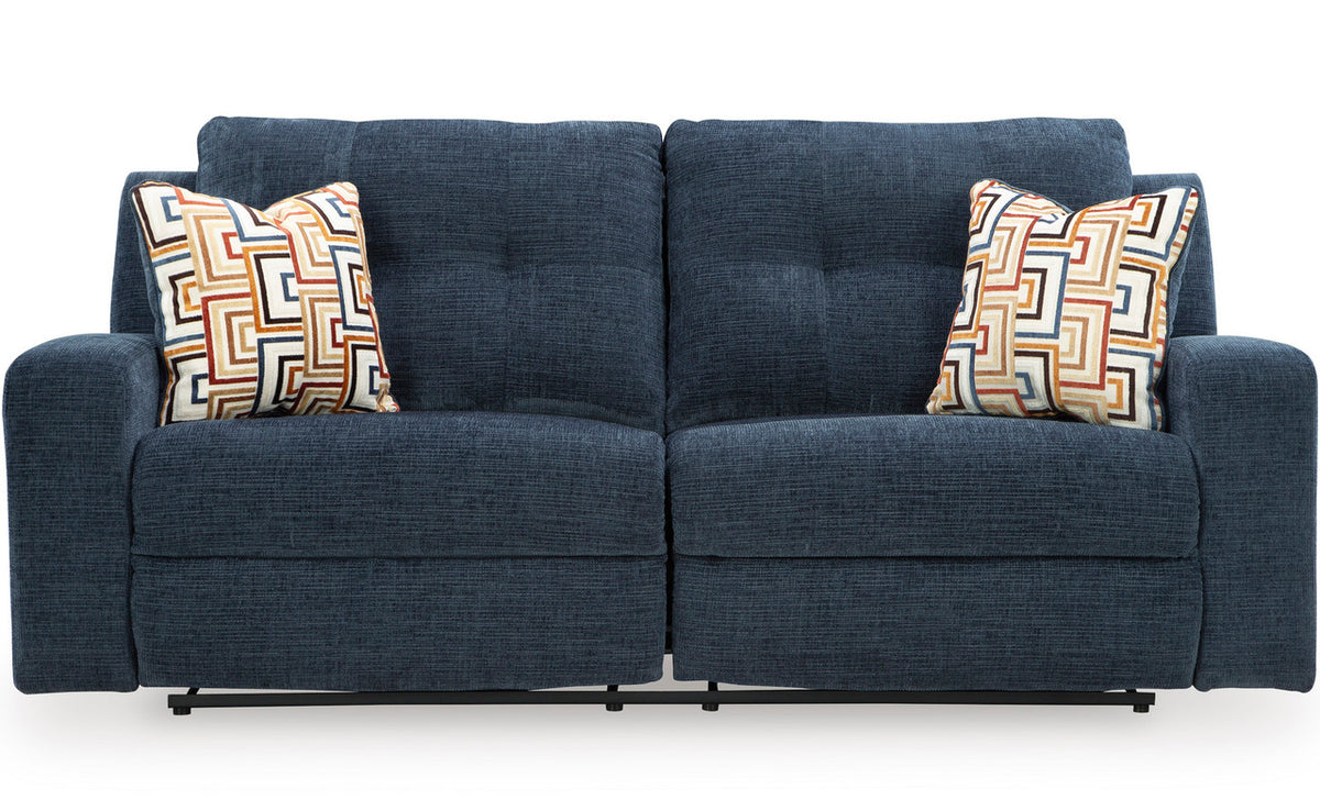 EMBASSY Ink Blue Reclining Sofa & Loveseat