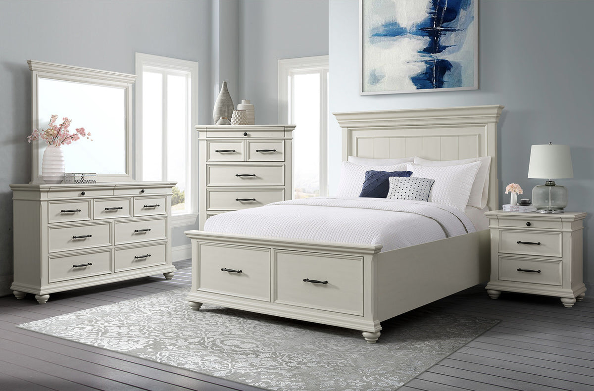 EMERSEN White 36" x 54" Chest with Jewelry Drawer