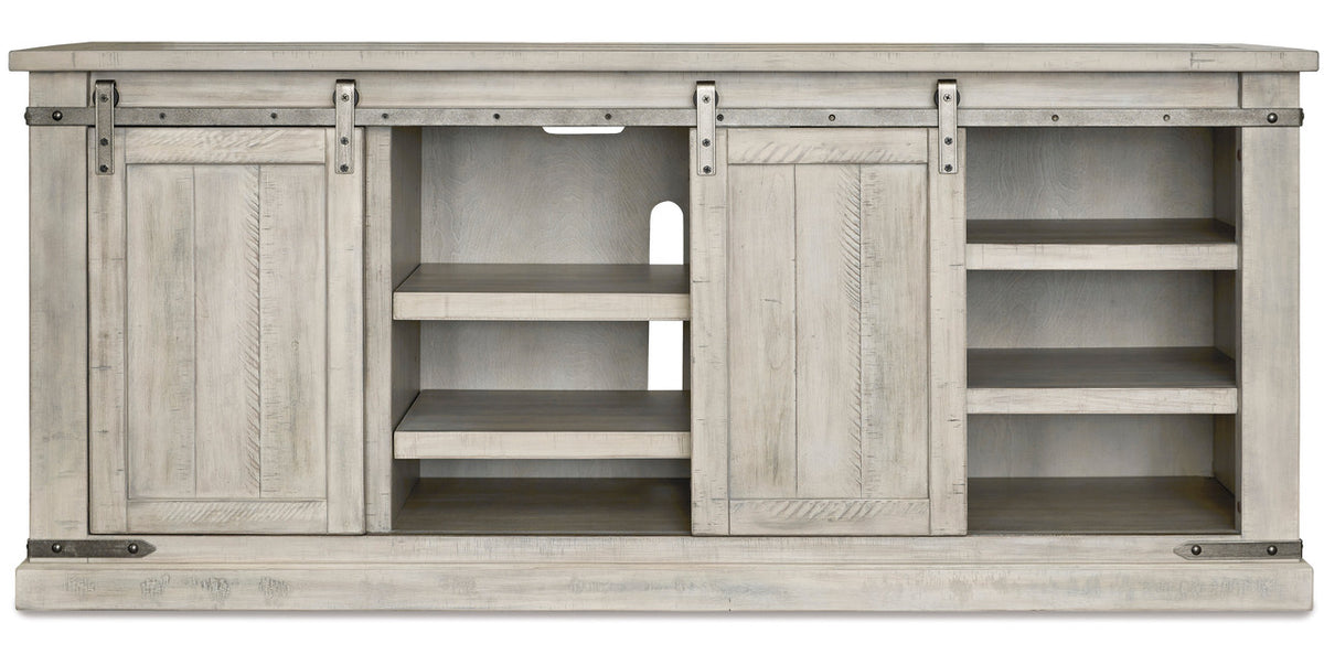 ENCINO Whitewash 70" Wide TV Stand