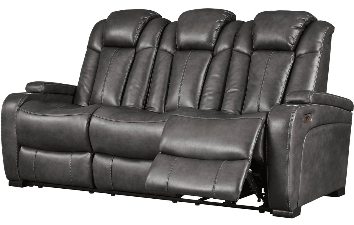 ERIKSON Gray 82" Wide Power Reclining Sofa