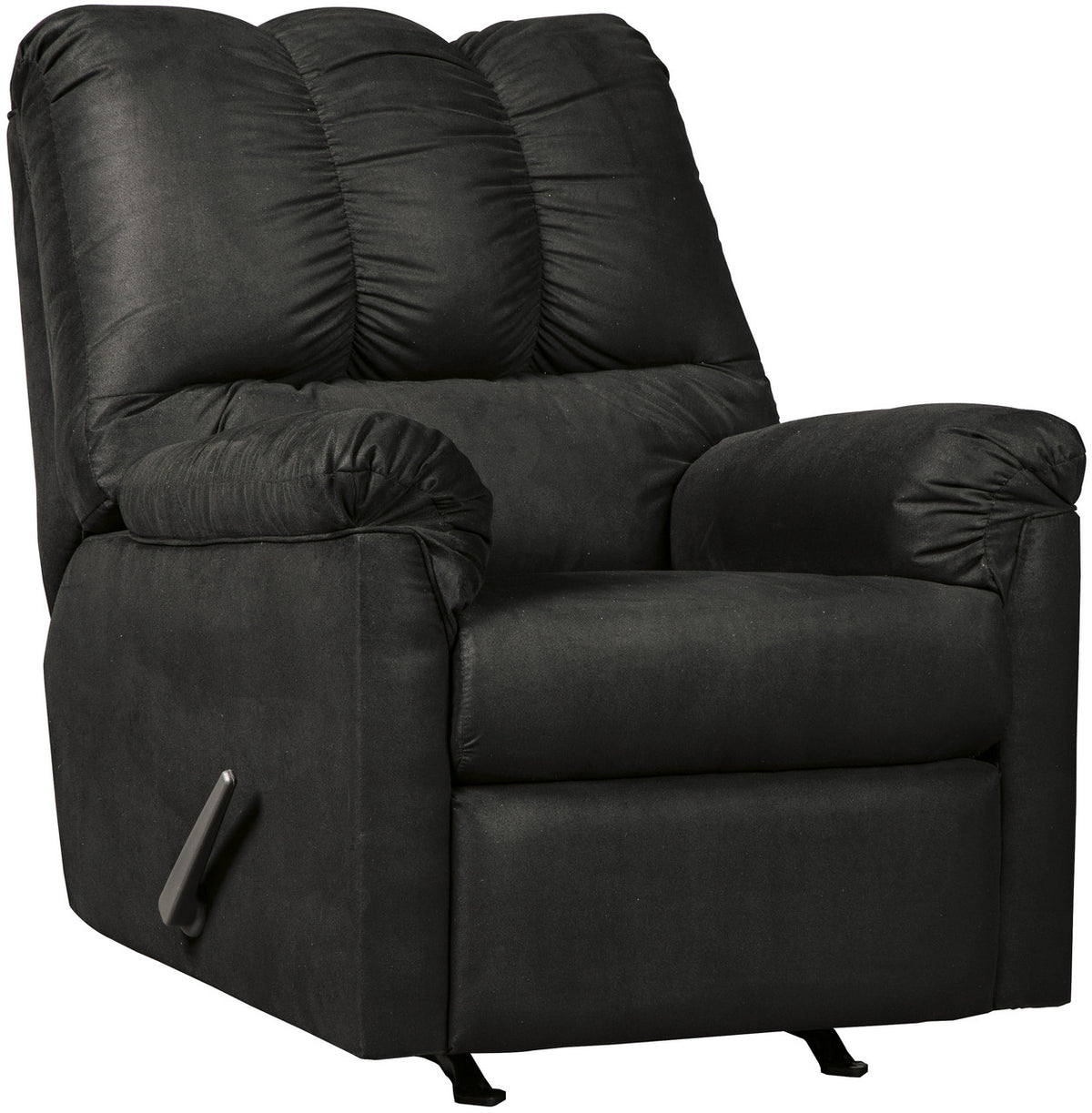 EDELINE Black Microfiber 33" Wide x 42" Height Rocker Recliner