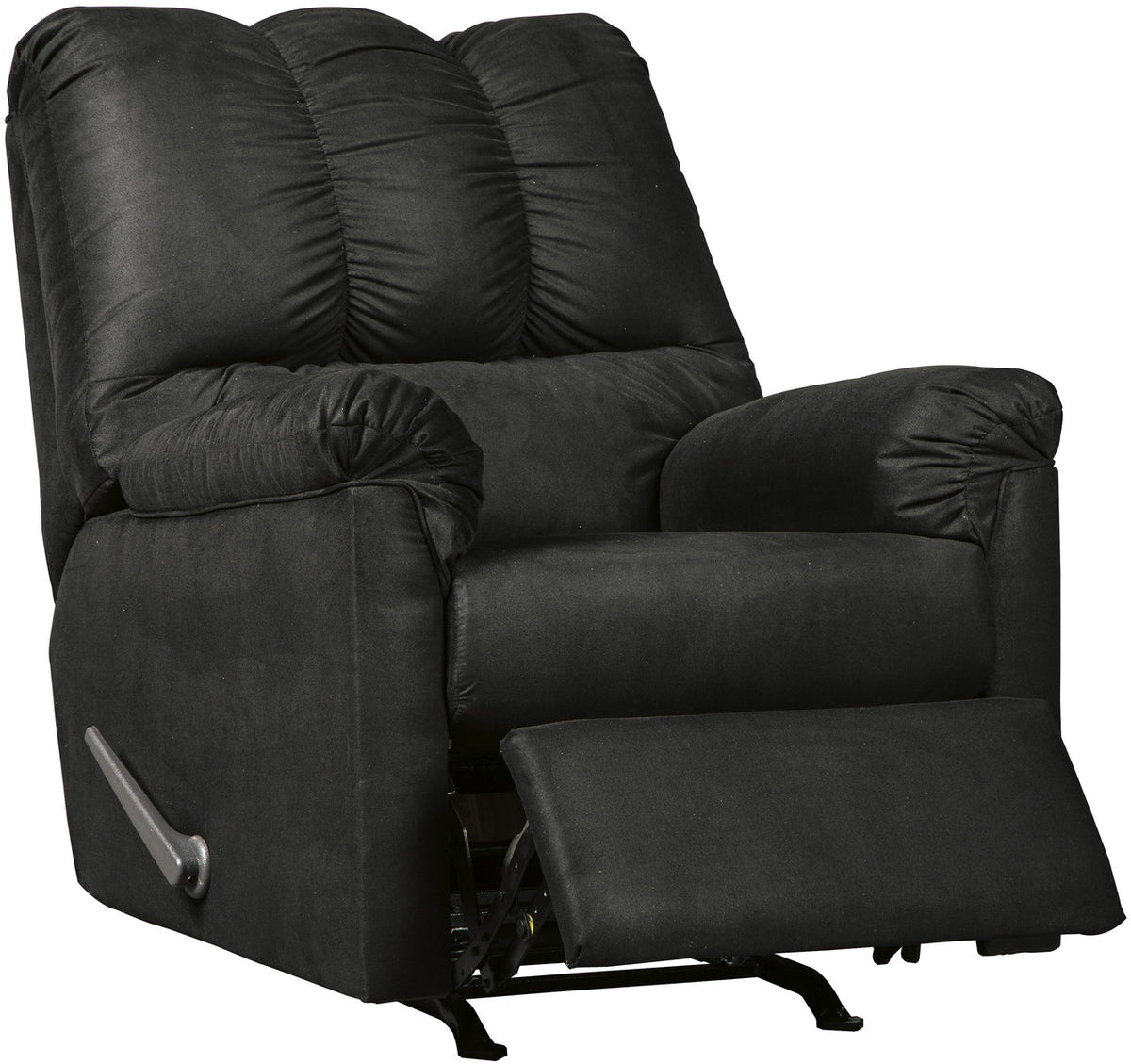 EDELINE Black Microfiber 33" Wide x 42" Height Rocker Recliner