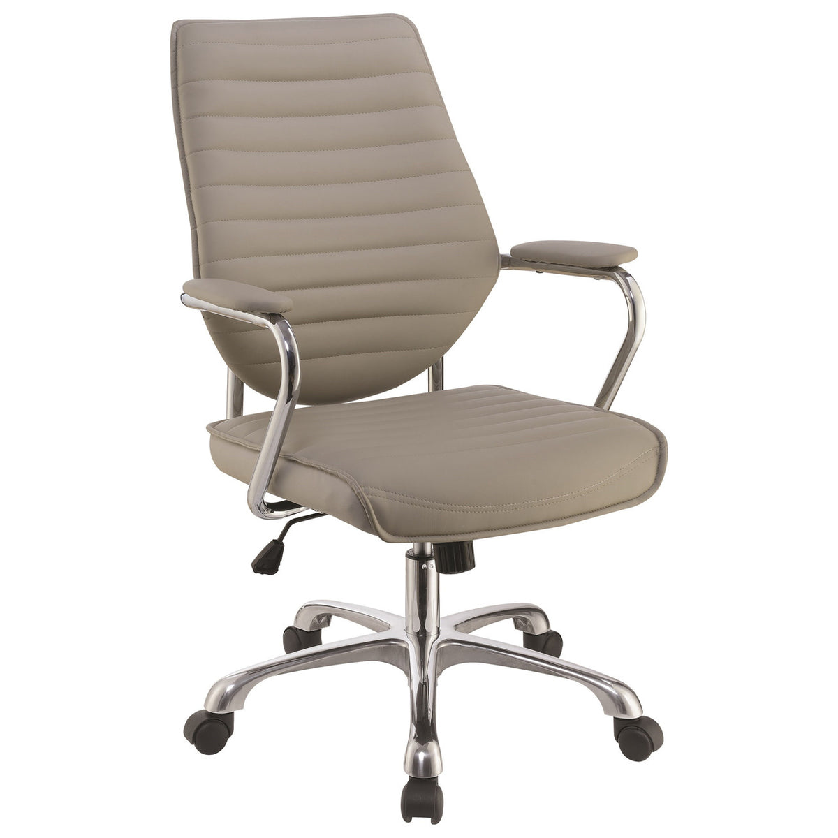 ESMOND 26" Wide Taupe Desk Chair