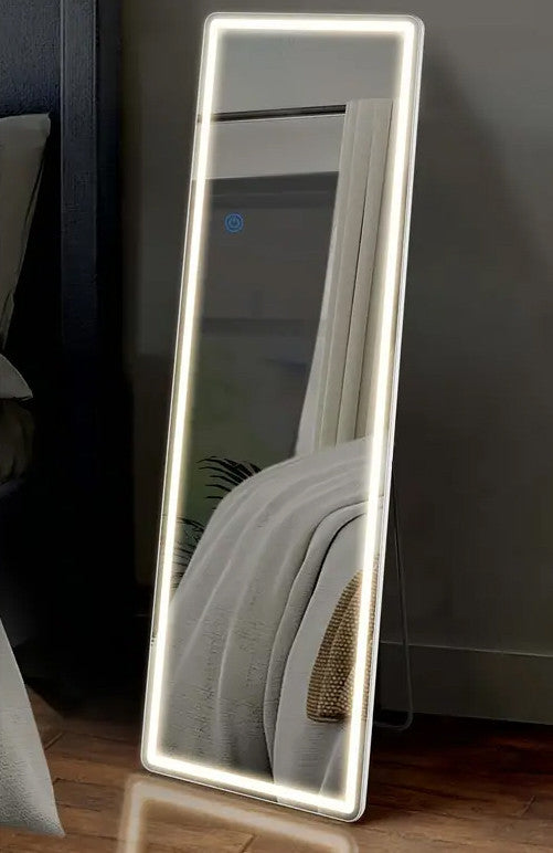 FABRIZIA 21" x 64" LED Floor Mirror