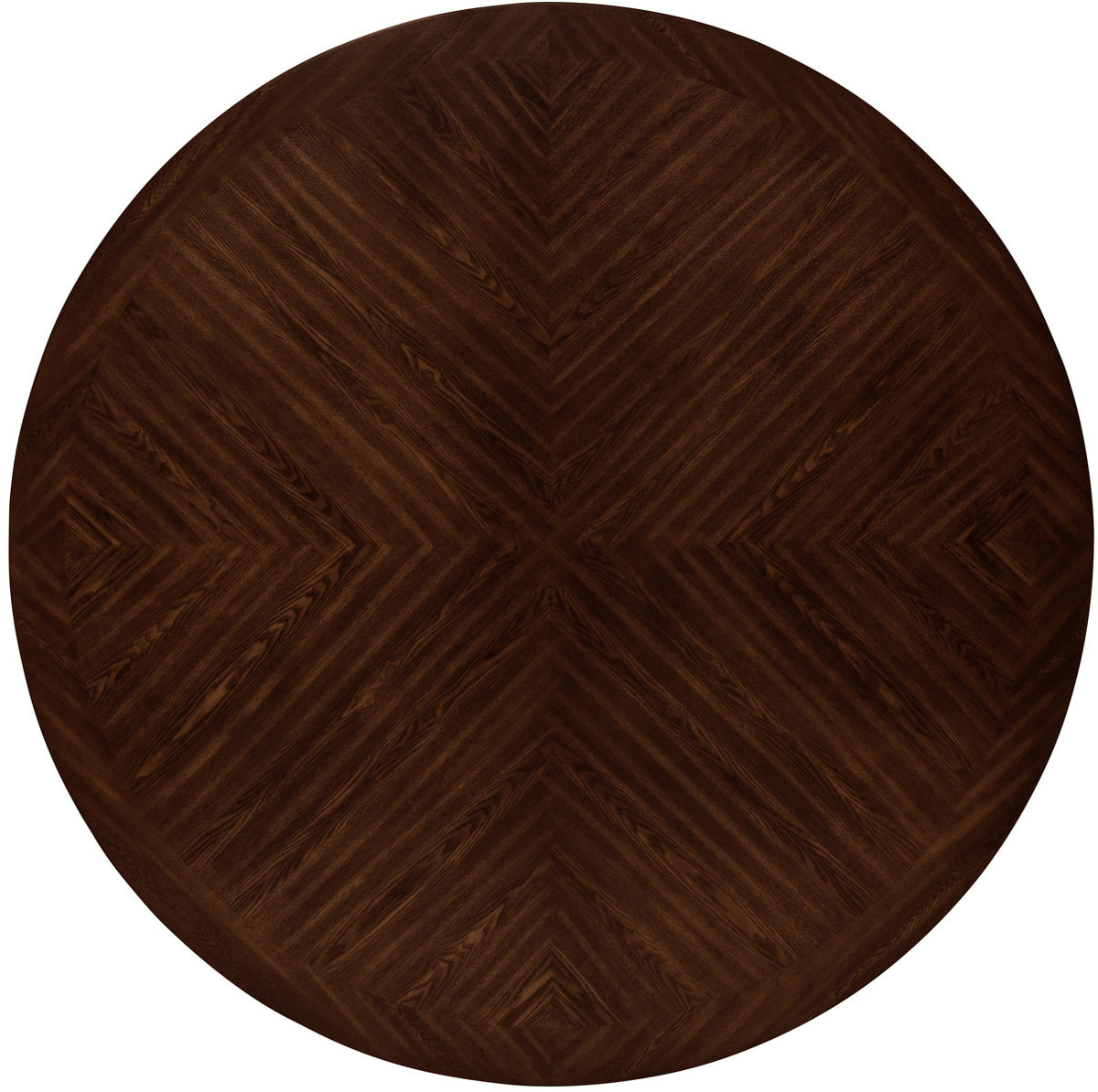FREDRICK Dark Espresso Oversized Round 72" Wide Dining Table