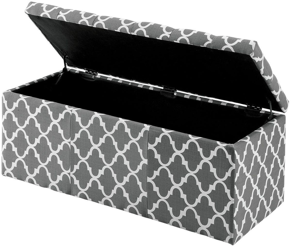 Fusion Gray Storage Bench