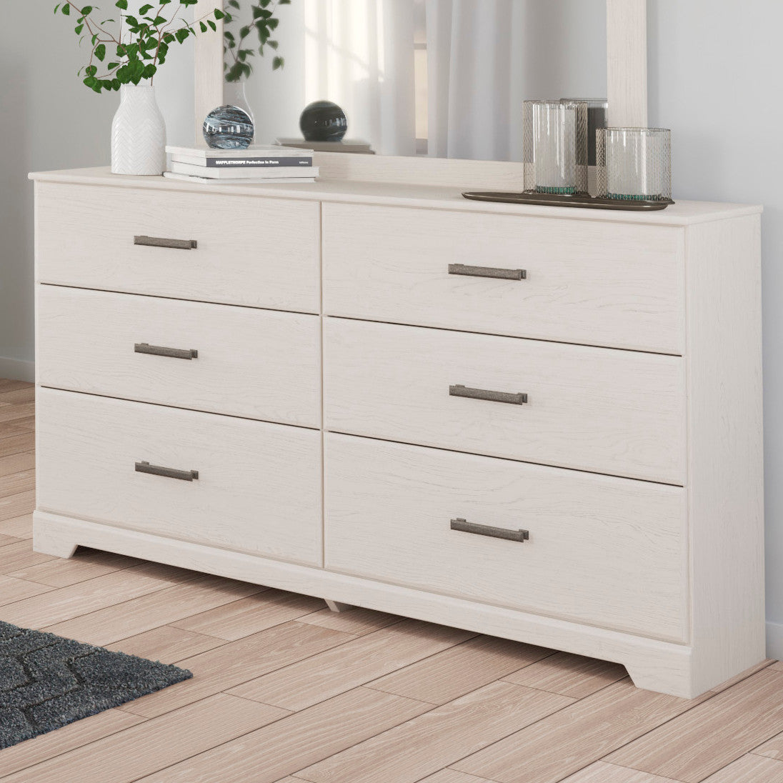 GATELL White 60" Wide x 37" Height Dresser