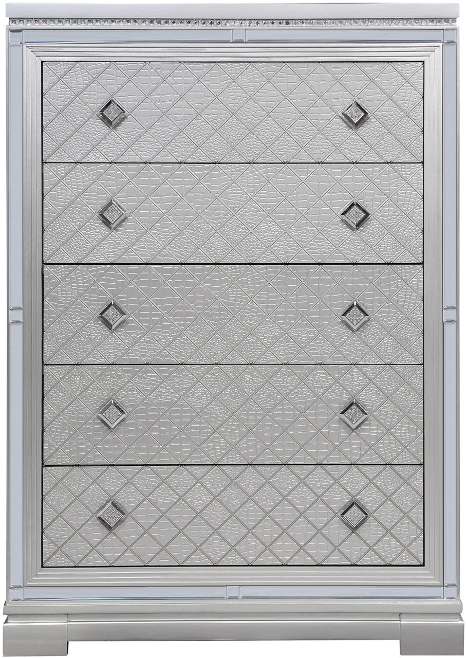 GENOA Silver 37" Wide Chest