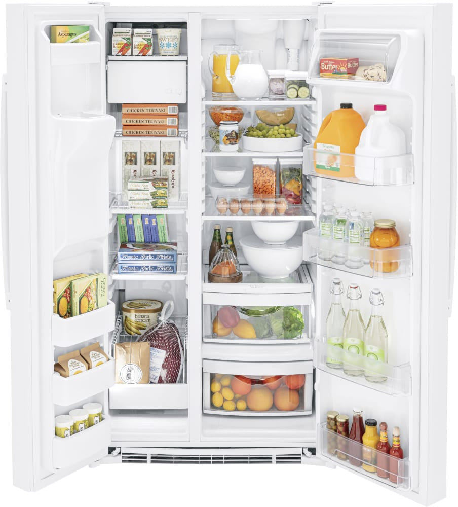 BIELA S26 White 25.3 cu. ft. Side by Side Refrigerator