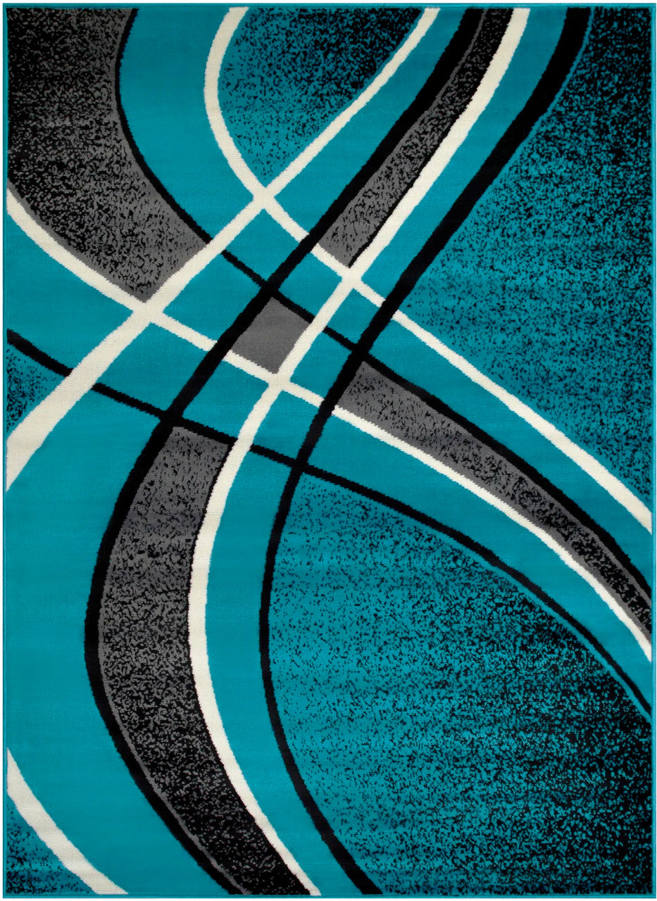 GILIAD Turquoise 5' x 7' Area Rug