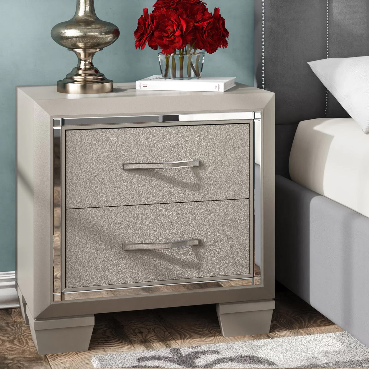 GIORGIA Champagne 27" Wide Night Stand