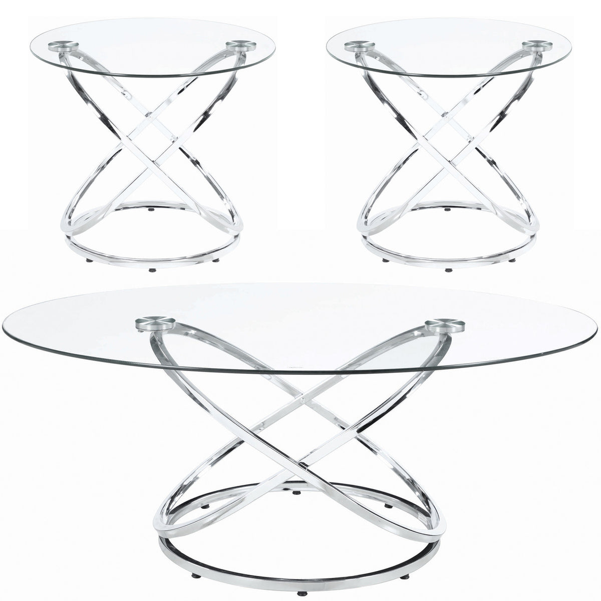 GEROS 3 Piece Table Set