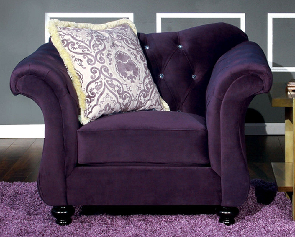 Gloria Purple Chair