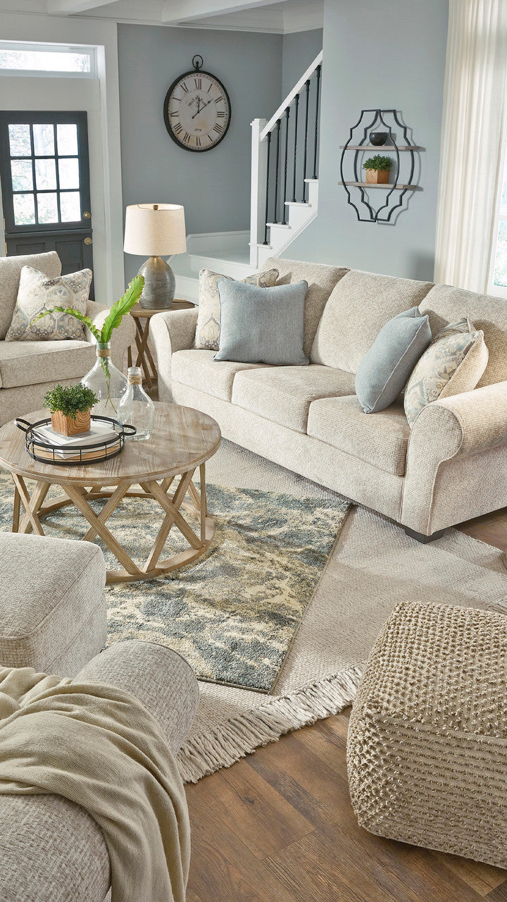 HARLIGEN Ivory Sofa & Loveseat