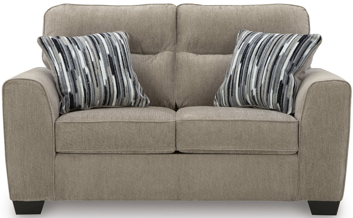 HARRISON Light Brown Sofa & Loveseat
