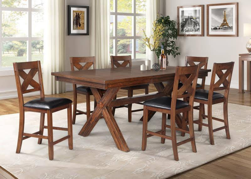 Harrison Brown Dining Height Table