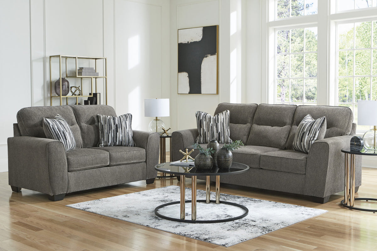 HARRISON Gray 90" Wide x 40" Height Sofa