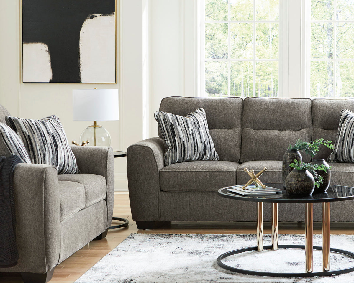 HARRISON Gray 90" Wide x 40" Height Sofa