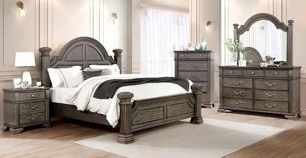 HARRY Aged Poster King Bedroom Set