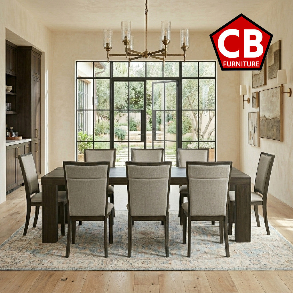 HAVANA Walnut 9 Piece Dining Set
