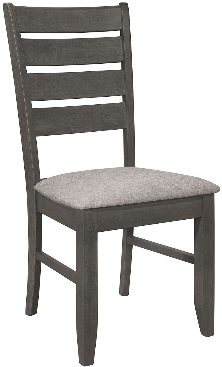 HAYVILLE Dark Gray 6 Piece Dining Set