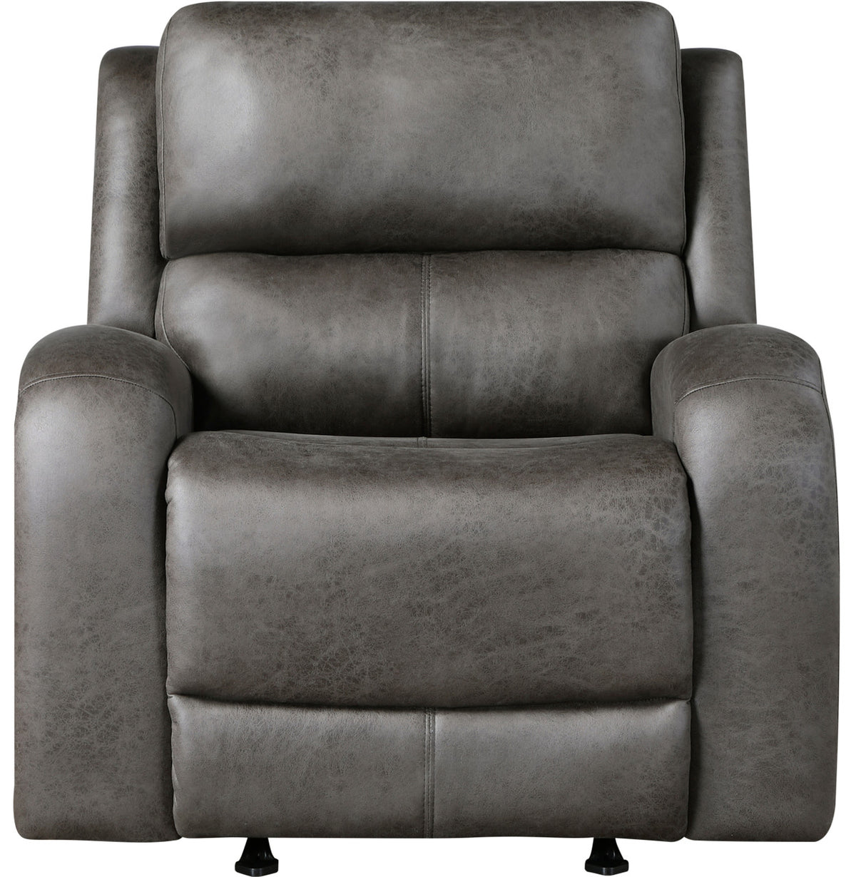 HELIOS Dark Gray Reclining Sofa & Loveseat