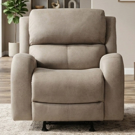 HELIOS Light Brown 38" Wide x 40" Height Rocker Recliner
