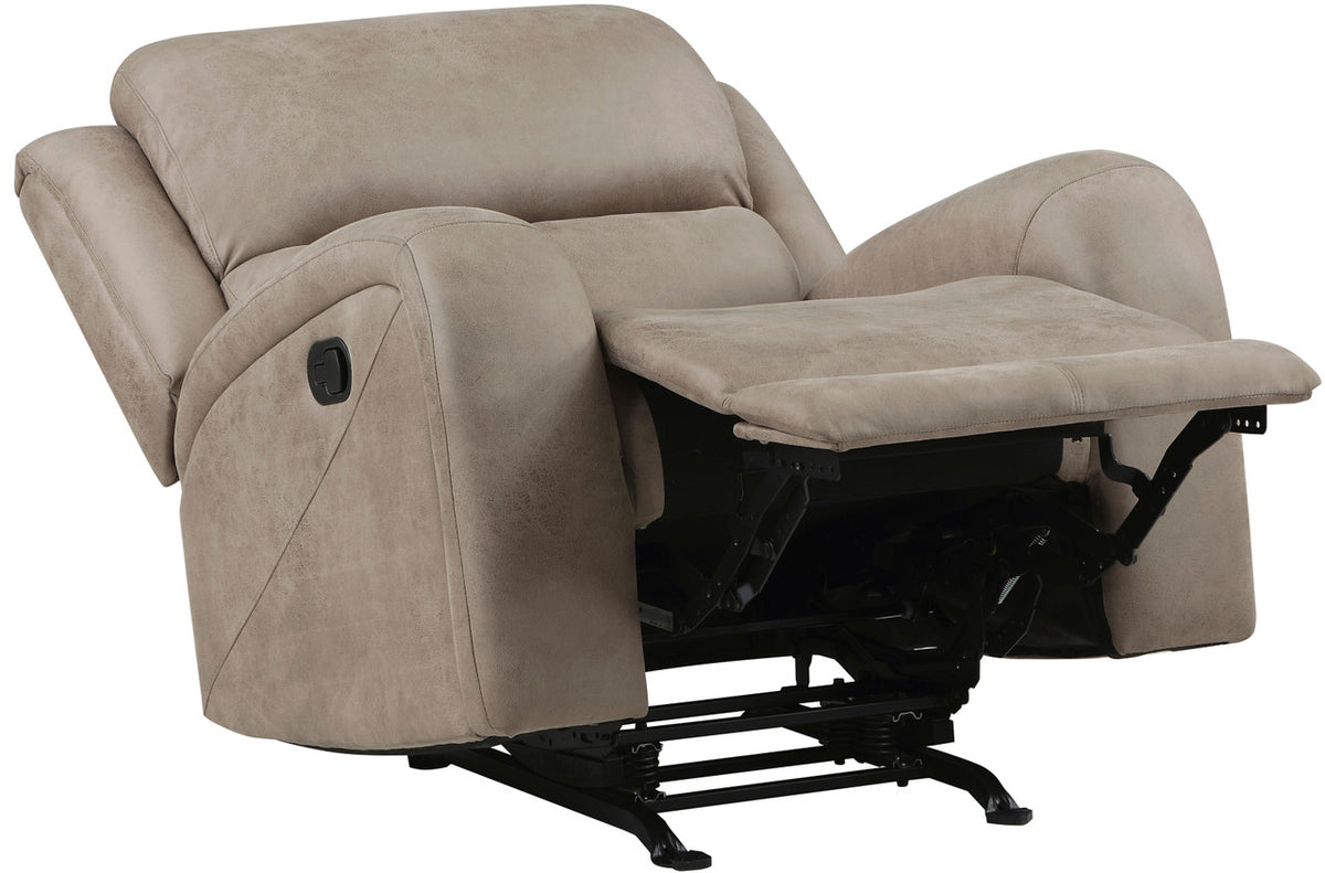 HELIOS Light Brown 38" Wide x 40" Height Rocker Recliner