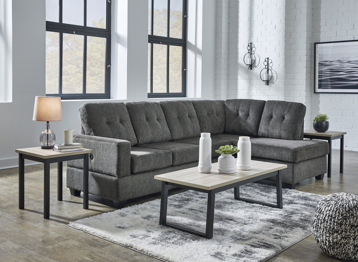 HEMEK Smoke 100" Wide 2 Piece Sectional (RTA)