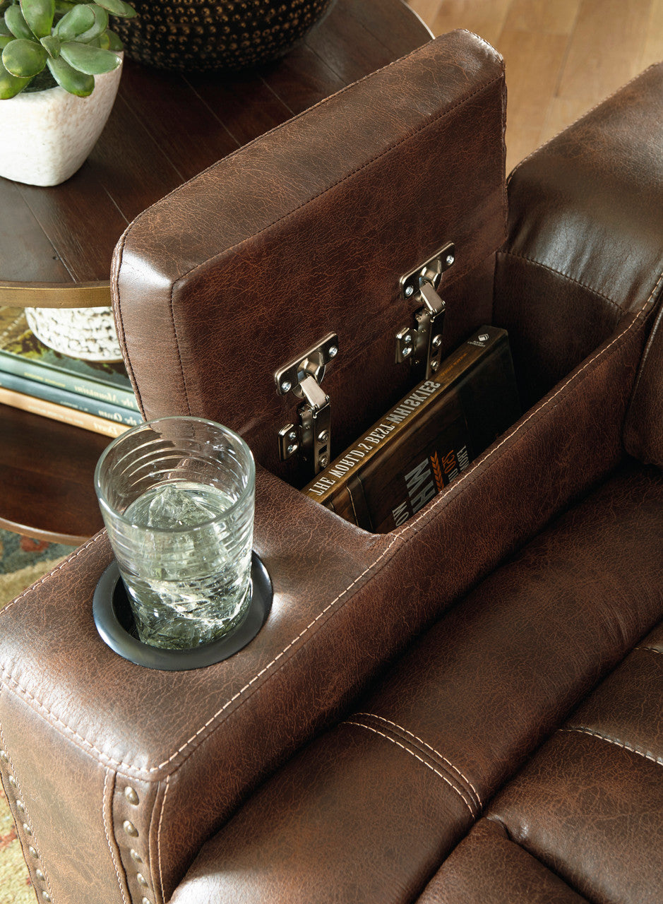 HIDALGO Saddle Power Reclining Sofa & Loveseat