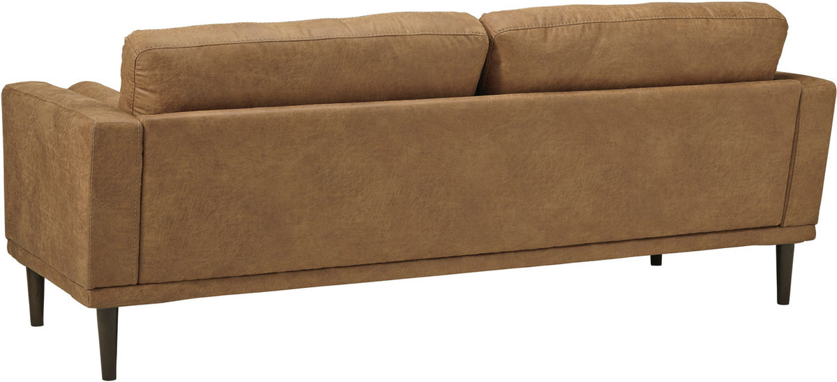 HOLYFIELD Caramel Brown Sofa & Loveseat