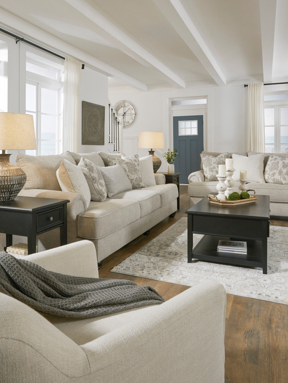 HOMSTEAD Beige Sofa & Loveseat