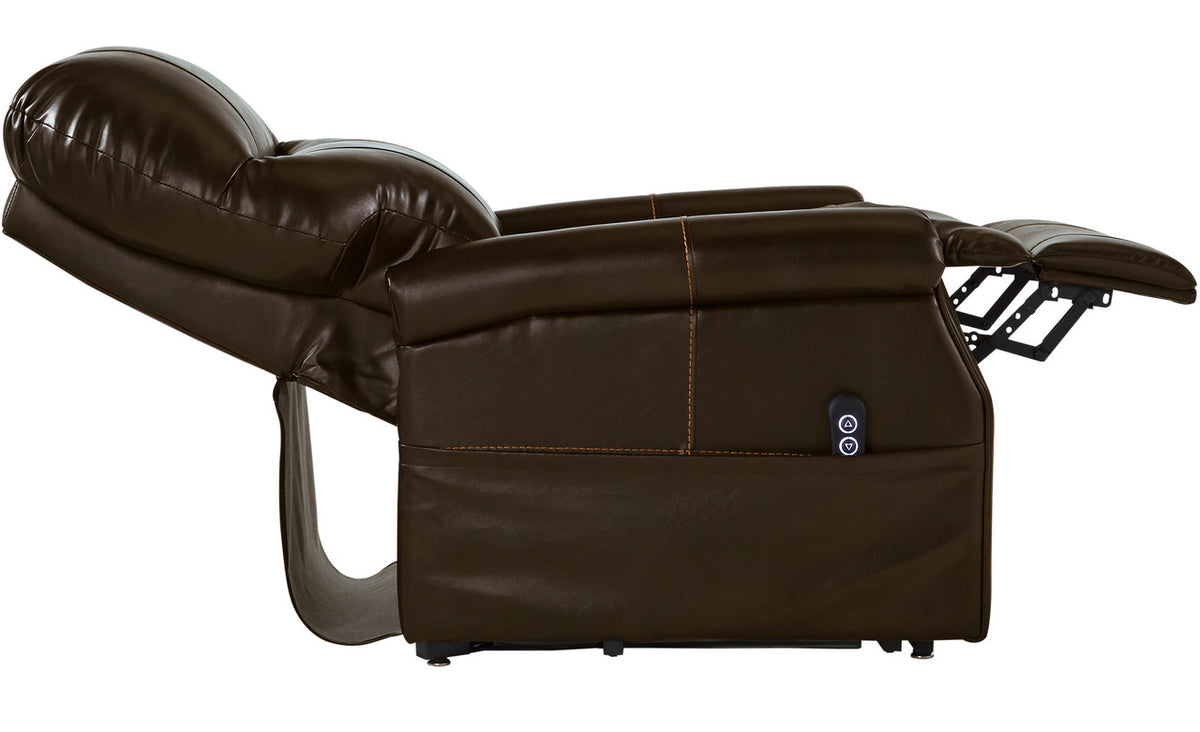 HARDING Brown 31" Wide Power Lift Recliner *Clearance