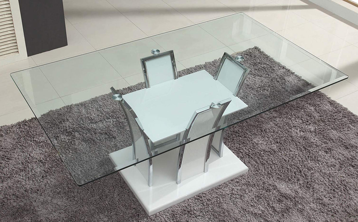 Heizer White 72" Wide Dining Table