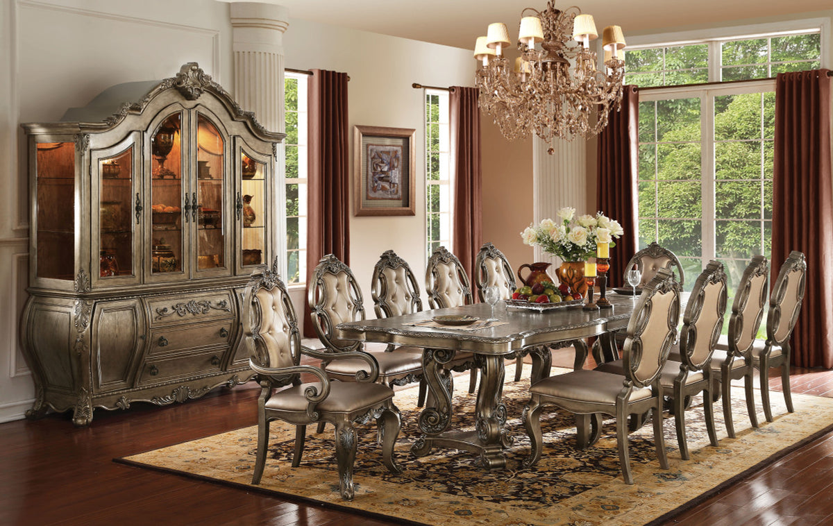 HUMPHREY Oak 11 Piece Dining Set