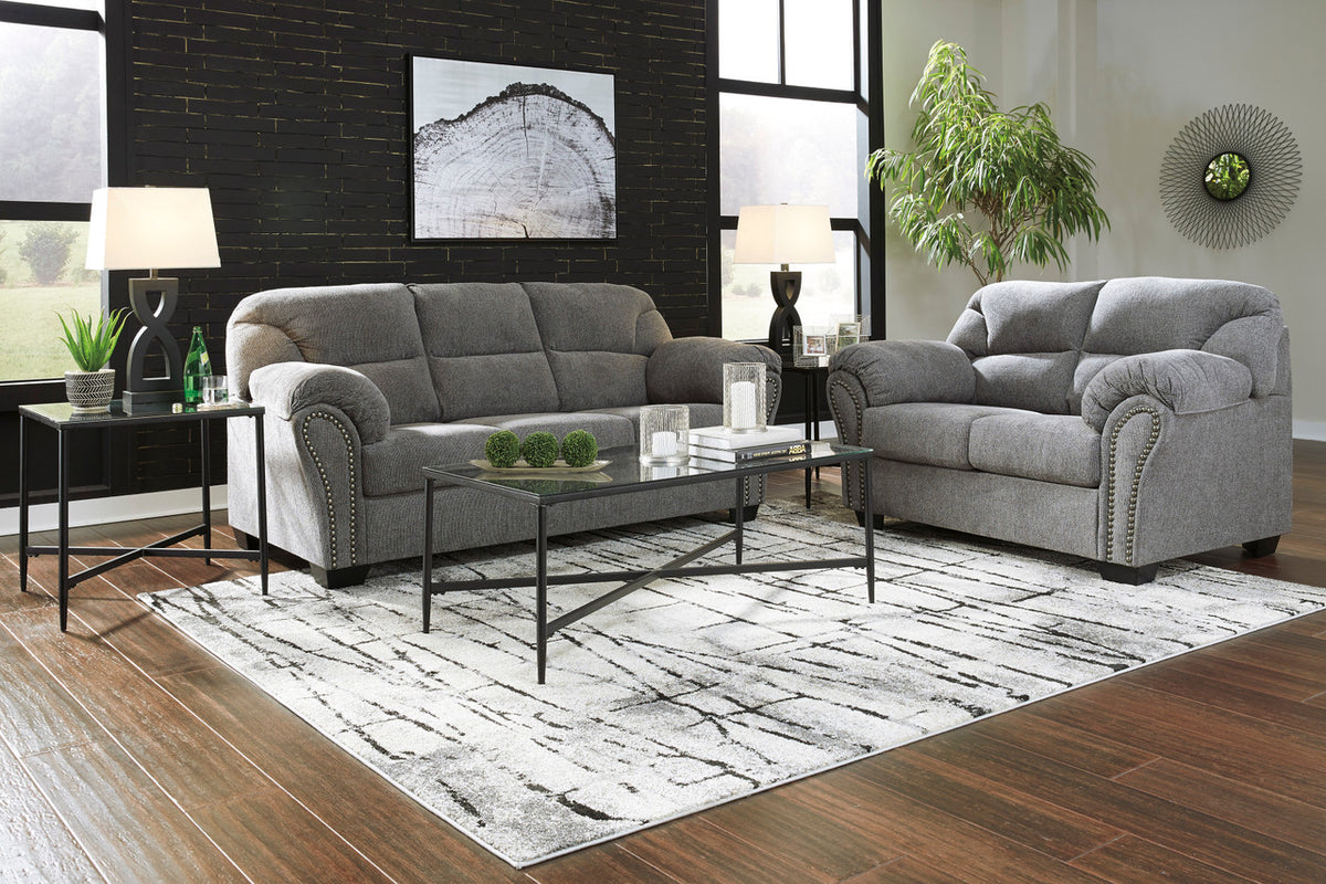 IGNAZIO Gray Sofa & Loveseat
