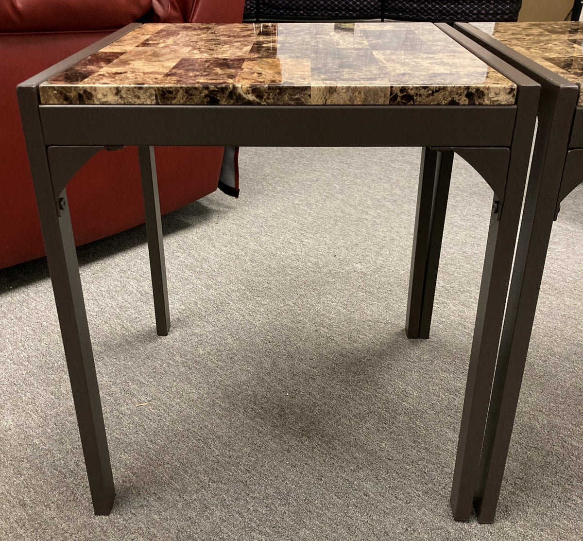 ALISA Brown End Tables - Pair