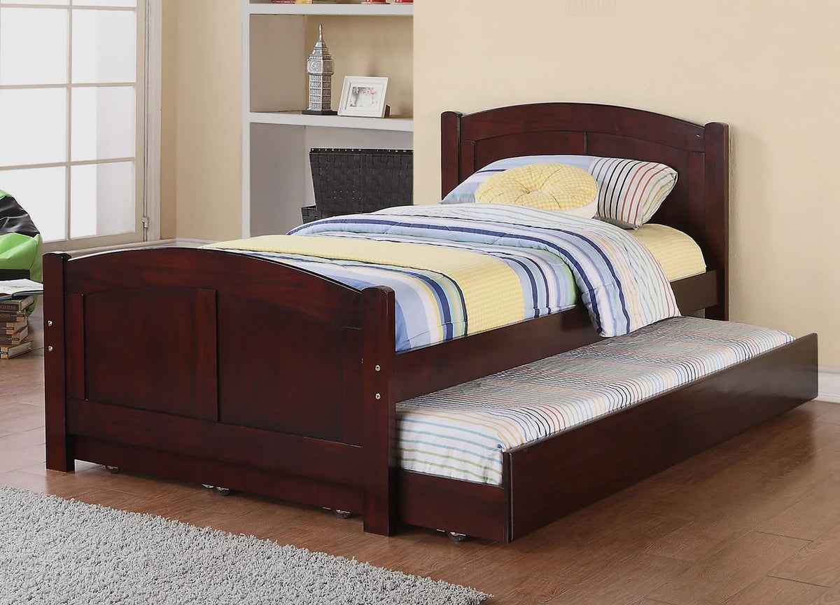 Todd Brown Twin Trundle Bed
