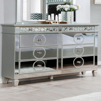 INSIGNA Mirrored 64" Wide Dresser