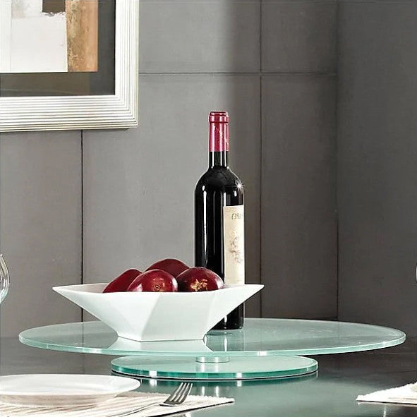 Irvine 22" Wide Frosted Lazy Susan
