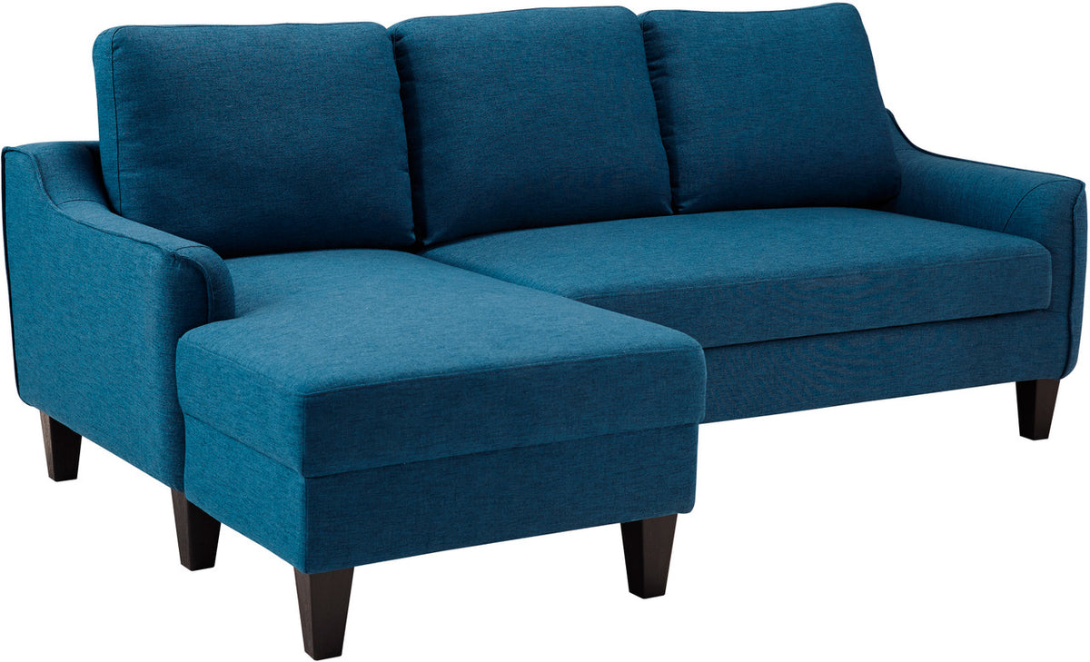 JERICO Blue 84" Wide Sectional Sleeper