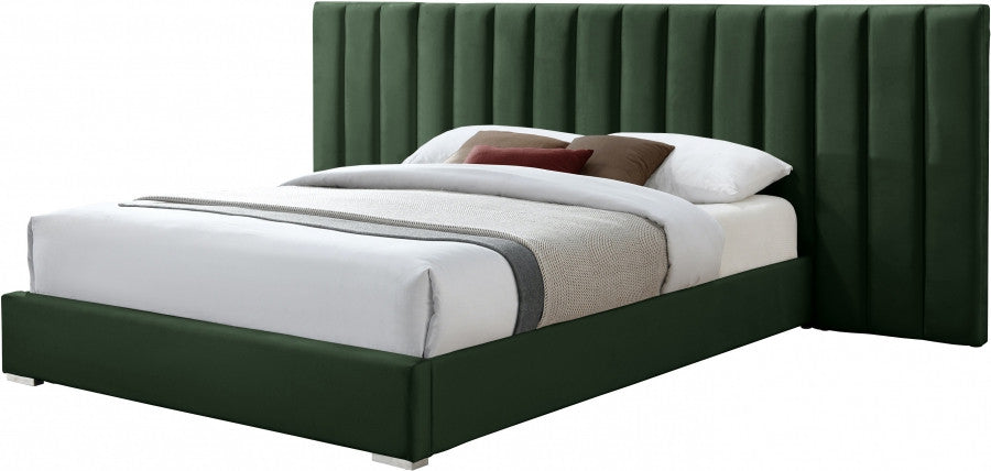 JESIQUE Green Velvet Bed