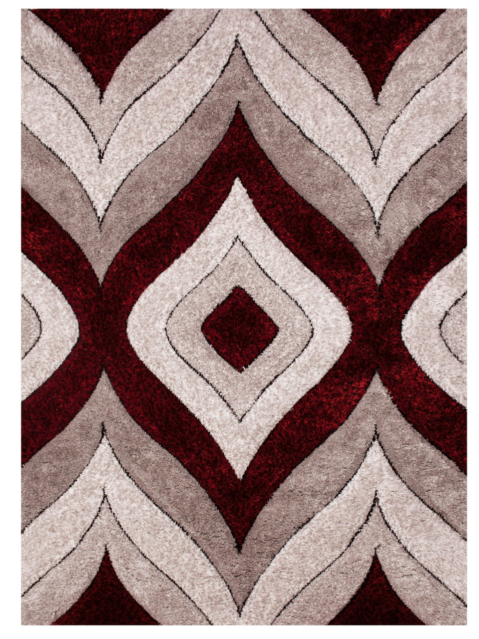 JANIE Wine 5' x 7' Area Rug