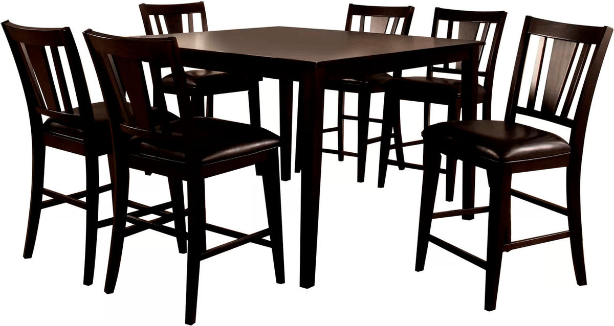 JAVANA 7 Piece Counter Height Set