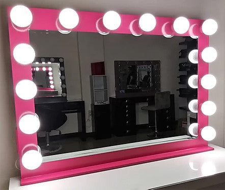 KAELI Pink 42" Wide Vanity Mirror