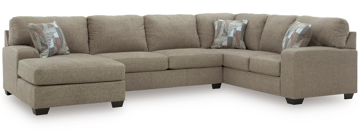 KAXIM Light Brown 142" x 93" Oversized Sectional