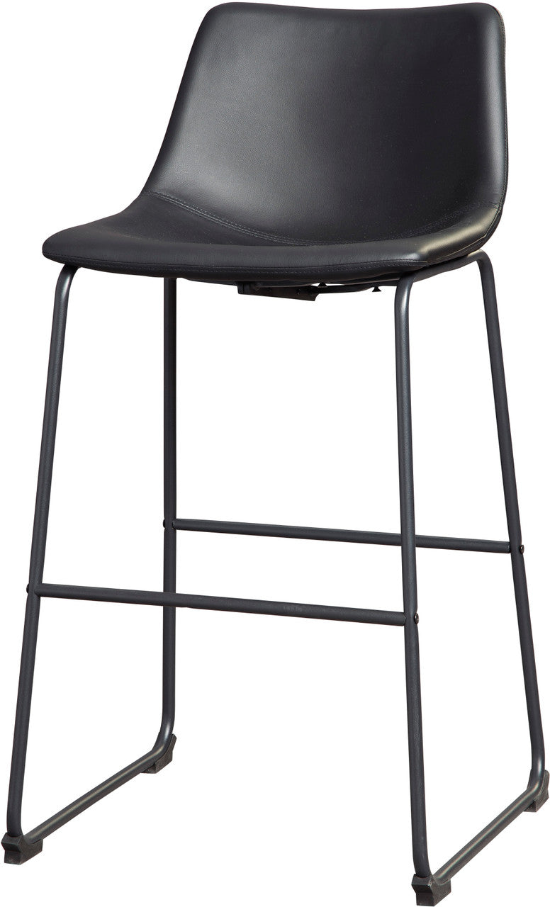 CAZIO Black 19" Wide Barstool