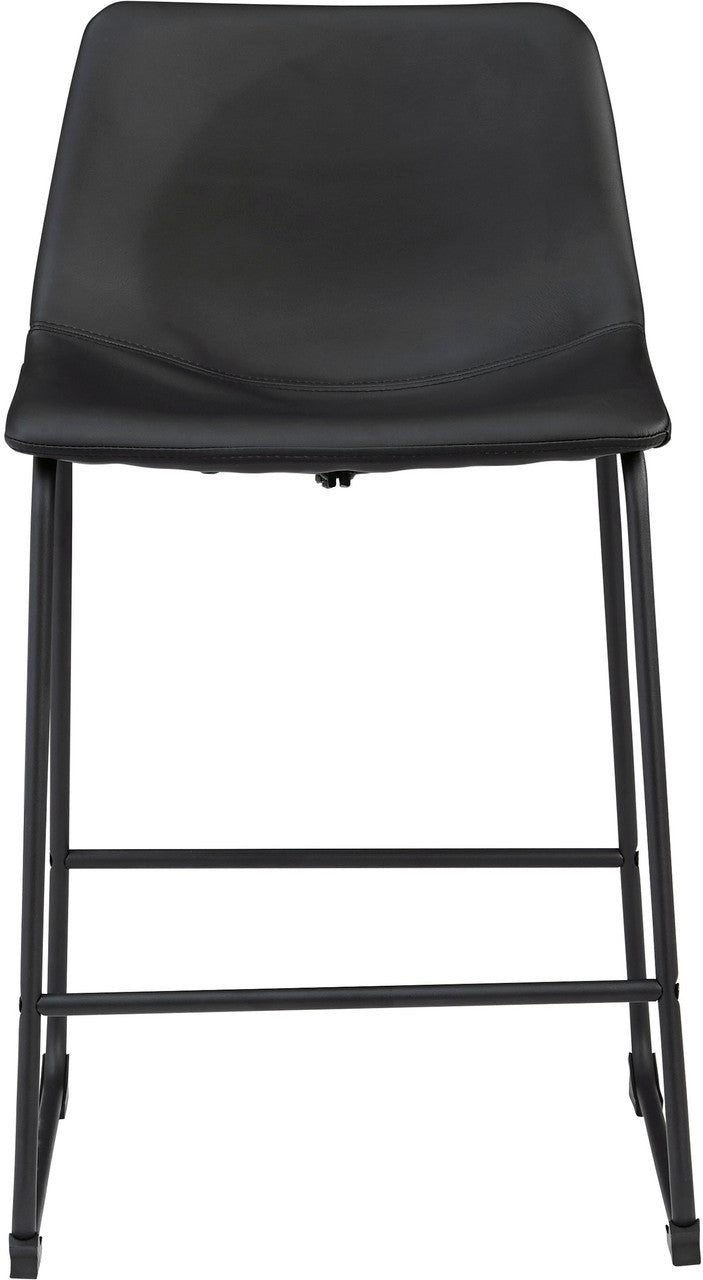 CAZIO Black 19" Wide Counter Stool