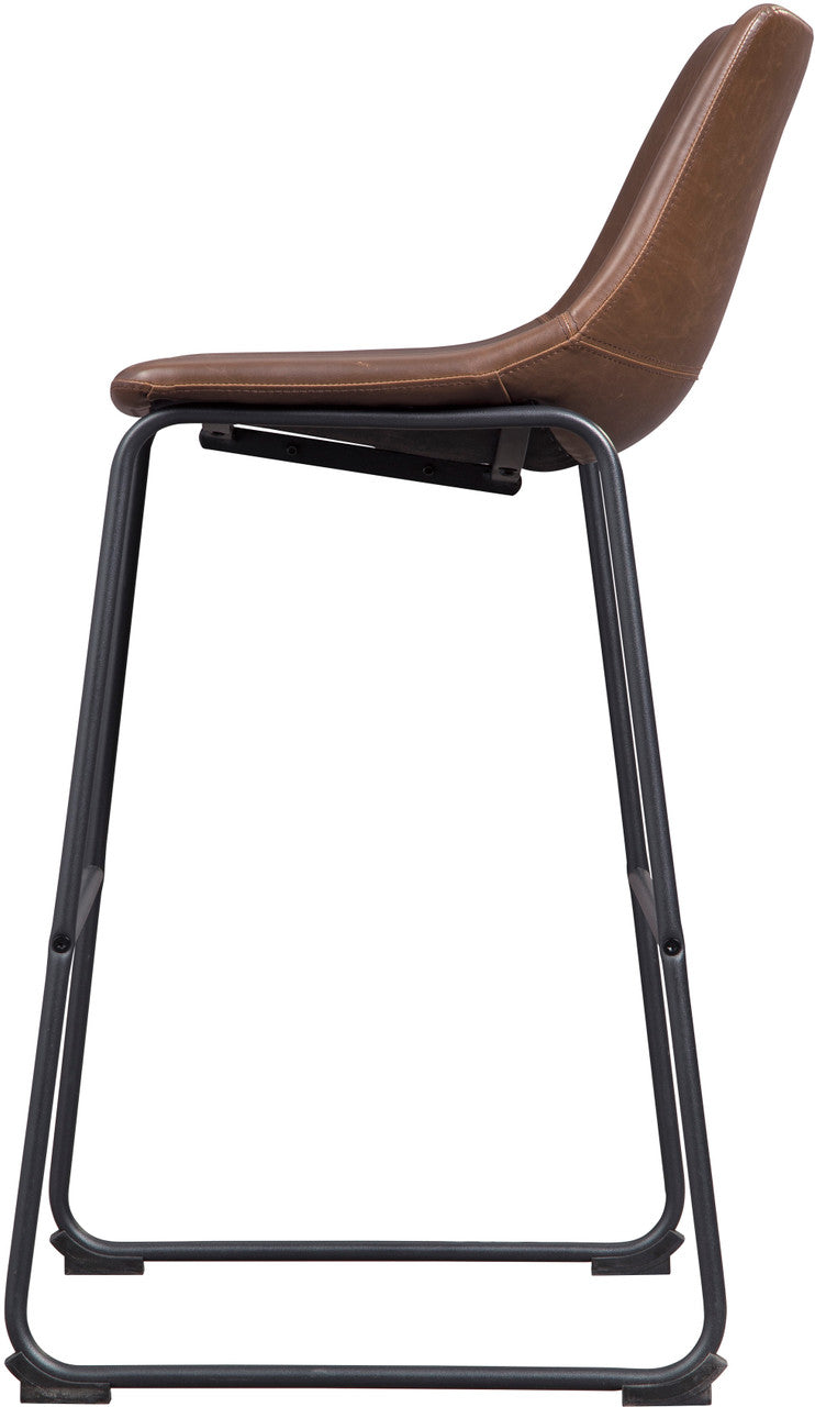KAYCE Brown 19" Wide Barstool